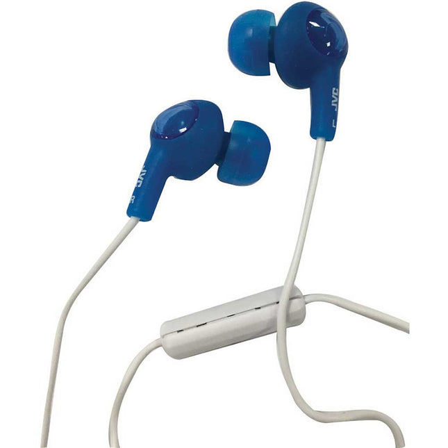 Gumy Plus In-Ear Headphones w/Mic & Remote, Blue