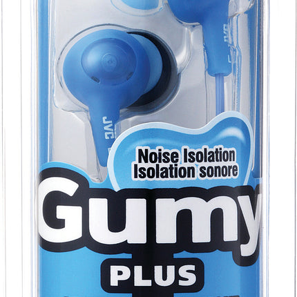 Gumy Plus In-Ear Headphones w/Mic & Remote, Blue