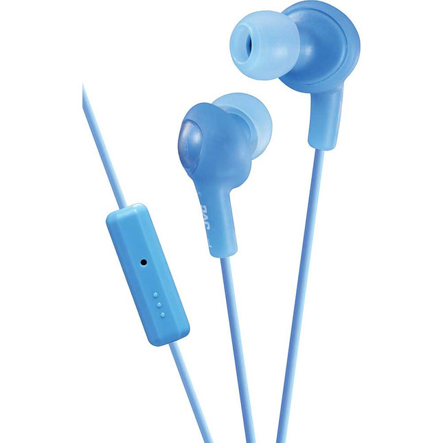 HA-FR6A Gumy Plus In-Ear Headphones w/Mic & Remote, Blue