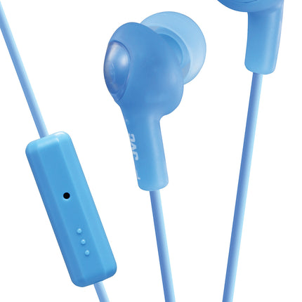 Gumy Plus In-Ear Headphones w/Mic & Remote, Blue