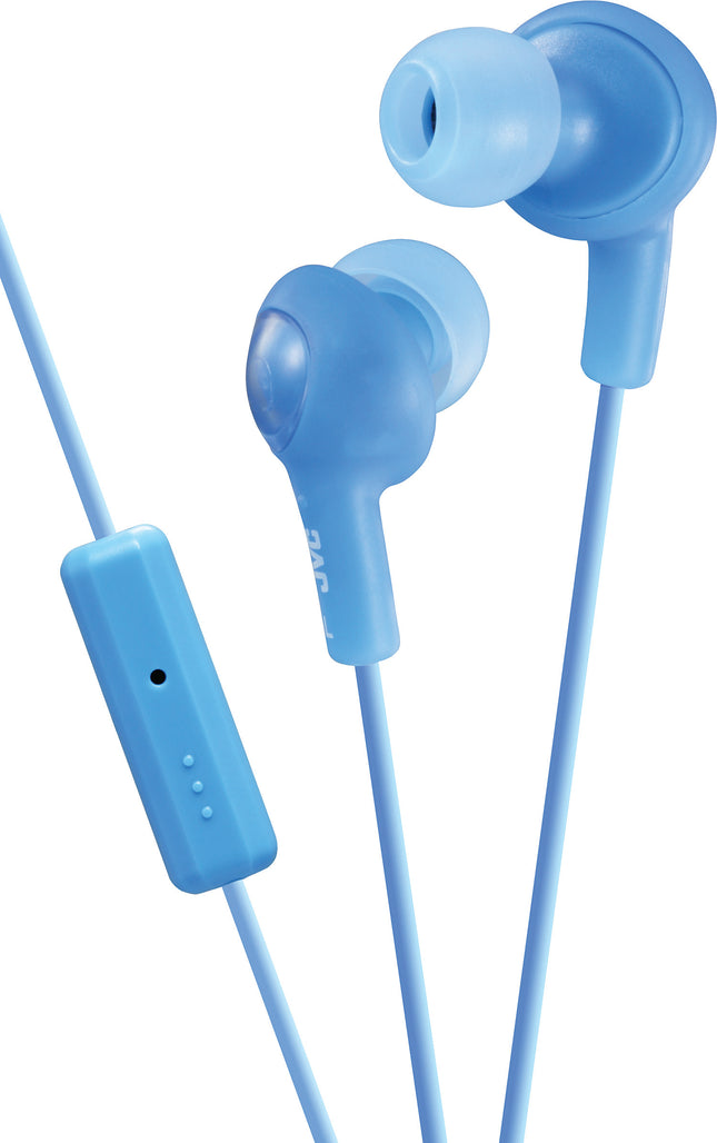 Gumy Plus In-Ear Headphones w/Mic & Remote, Blue