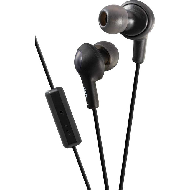 HA-FR6B Gumy Plus In-Ear Headphones w/Mic & Remote, Black