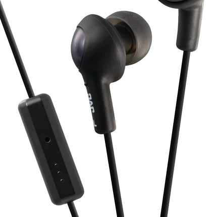 Gumy Plus In-Ear Headphones w/Mic & Remote, Black