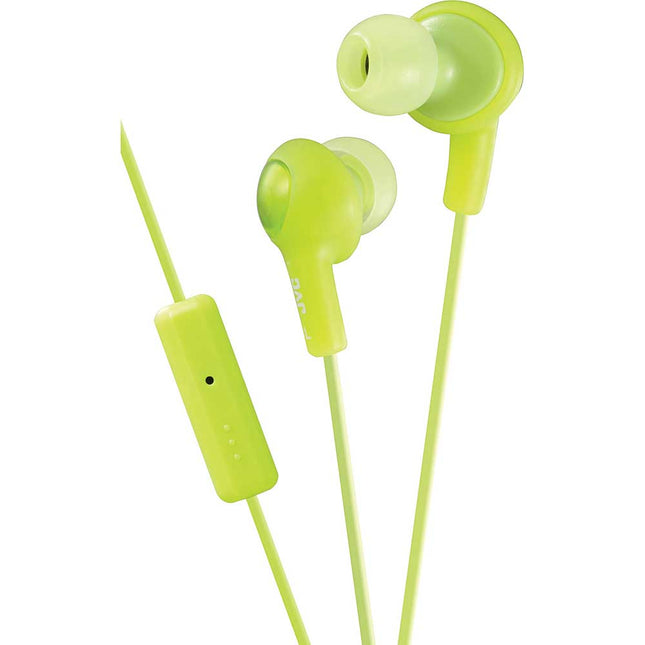 HA-FR6G Gumy Plus In-Ear Headphones w/Mic & Remote, Green