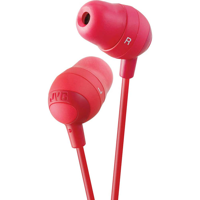 HA-FX32R "Marshmallow" In-Ear Headphones, Red