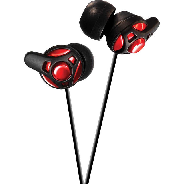 HA-FX40R High Clarity Sound Earbuds, Red