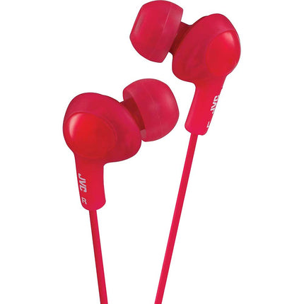 HA-FX5R "Gummy Plus" Earbuds, Red