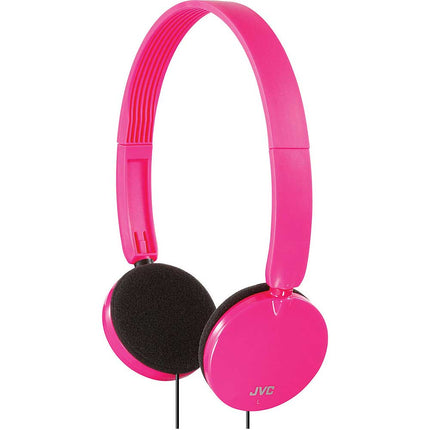 HA-S140P Lightweight On-Ear Headphones, Pink