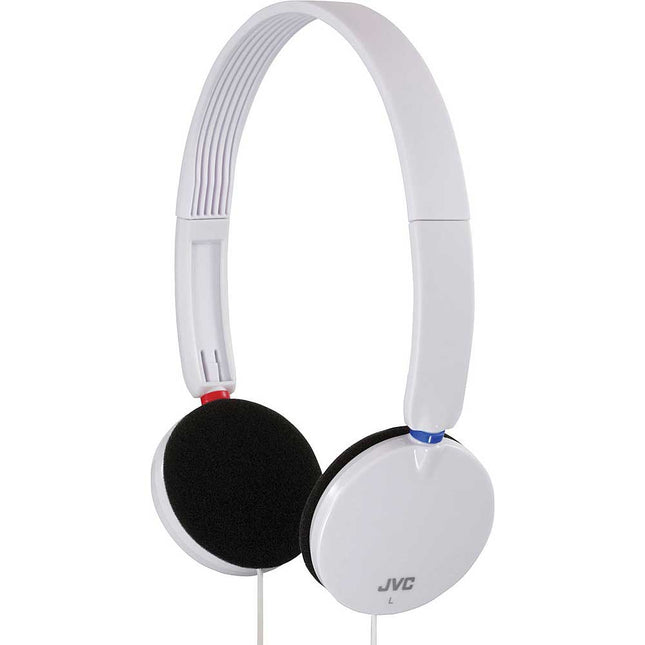HA-S140W Lightweight On-Ear Headphones, White