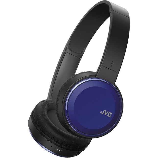 Flat Headphones w/Mic, Blue