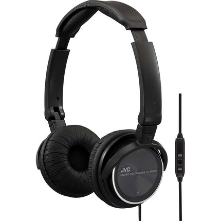 HA-SR500B Lightweight Headphones w/Mic & Remote, Black