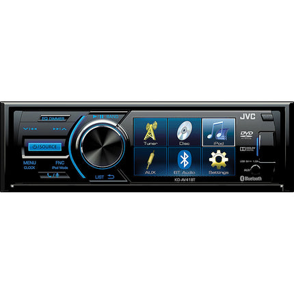 Single-DIN Detachable Bluetooth Multimedia In-Dash DVD Car Stereo