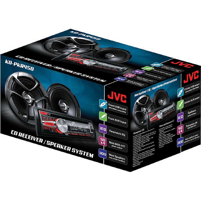KD-PKR450 CD/USB/MP3 Receiver & 6.5" Speakers Package