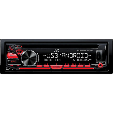 200 Watts Peak Power Single-DIN In-Dash AM/FM/CD Receiver