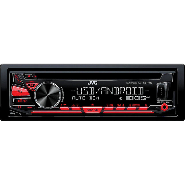 200 Watts Peak Power Single-DIN In-Dash AM/FM/CD Receiver