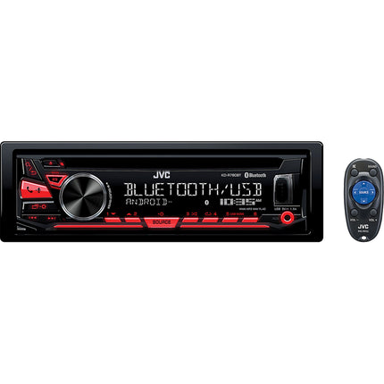 Single DIN In-dash AM/FM CD Receiver With Bluetooth