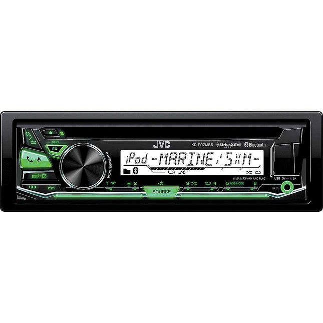 Single Din Marine CD Receiver w/ Bluetooth/USB/Front Aux
