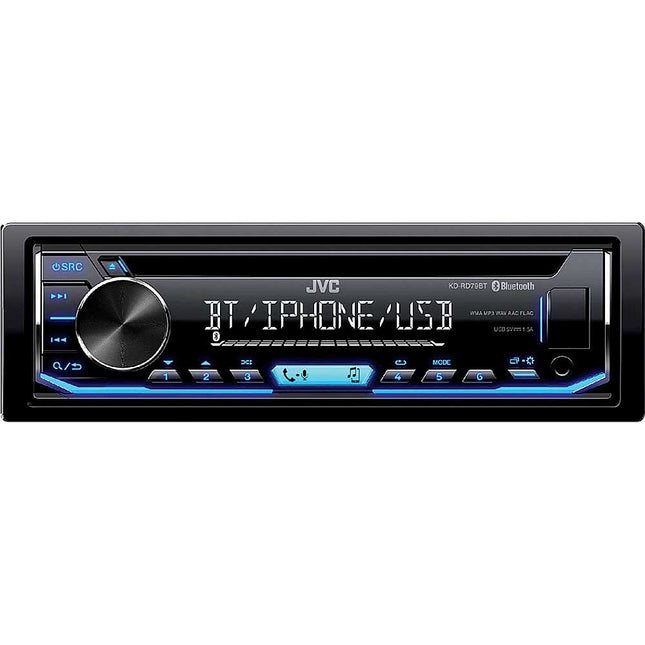 Single DIN Bluetooth Car Stereo w/ Streaming DJ, Pandora Control