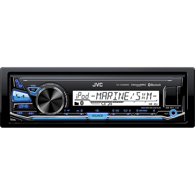 Single DIN Marine Grade Bluetooth In-Dash Mechless Car Stereo