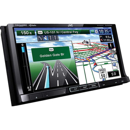 KW-NT810HDT 2-DIN 7" DVD/MP3/USB Nav Receiver w/Bluetooth