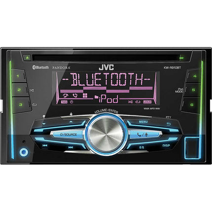 KW-R910BT 2-DIN CD/AM/FM/USB/AUX Receiver w/ Bluetooth