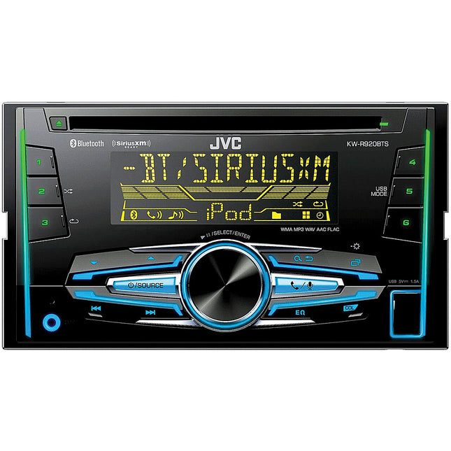 Double Din CD Receiver w/Bluetooth, 2Phones, Android/Iphone Controls