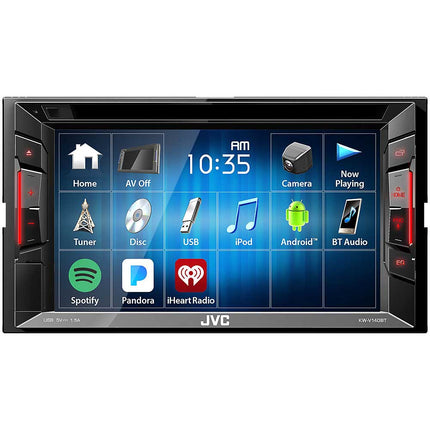 Double DIN In-Dash DVD/CD/AM/FM Car Stereo Receiver w/ 6.2" Touchscreen