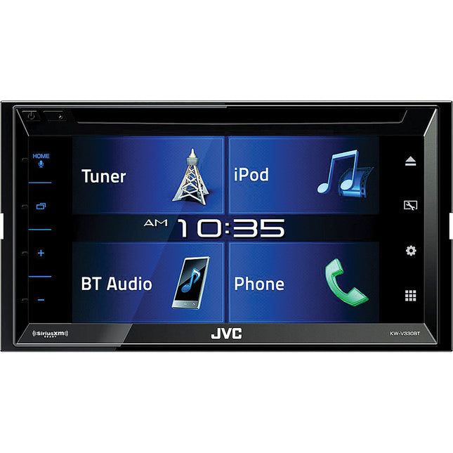6.8" Double DIN Bluetooth In-Dash DVD/CD/AM/FM/Digital Media Car Stereo with SiriusXM