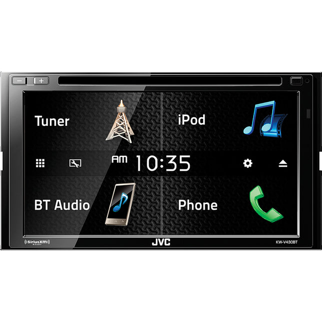 6.8" Double DIN Bluetooth In-Dash DVD/CD/AM/FM In-Dash Car Stereo with SiriusXM Radio Ready and iDataLink Maestro Compatible