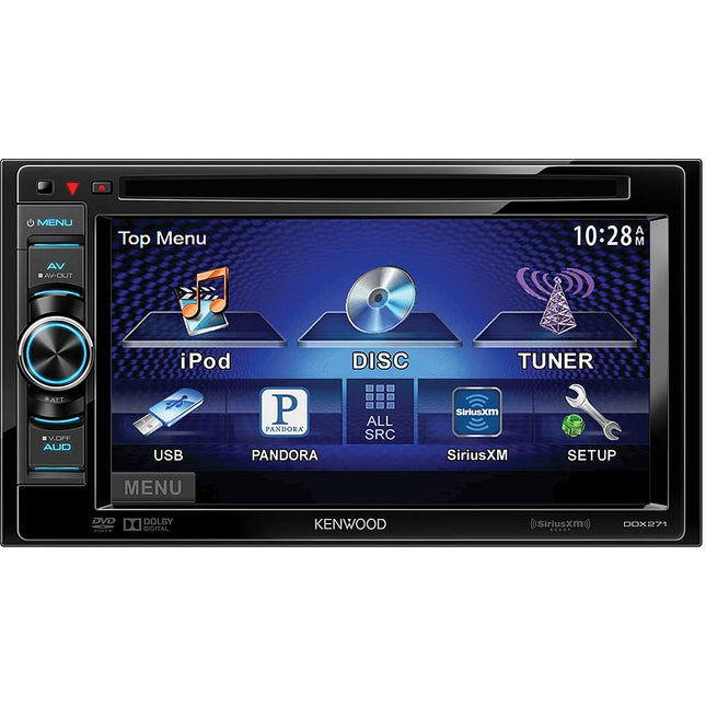 DDX271 2-DIN 6.1" Touchscreen DVD/CD/MP3/USB/AM/FM Receiver