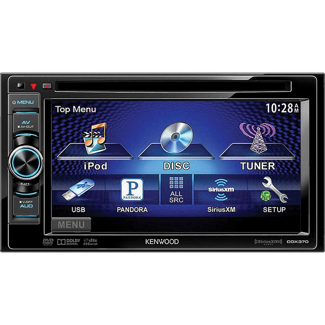 DDX272 Double DIN In-Dash DVDAM/FM Receiver w/ 6.2" Touchscreen Display