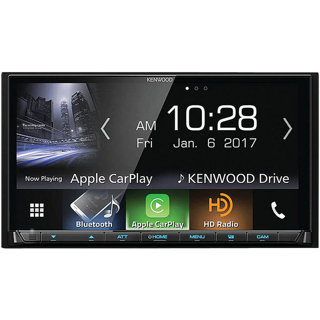 6.95" Double-DIN In-Dash Digital Media Receiver with Bluetooth