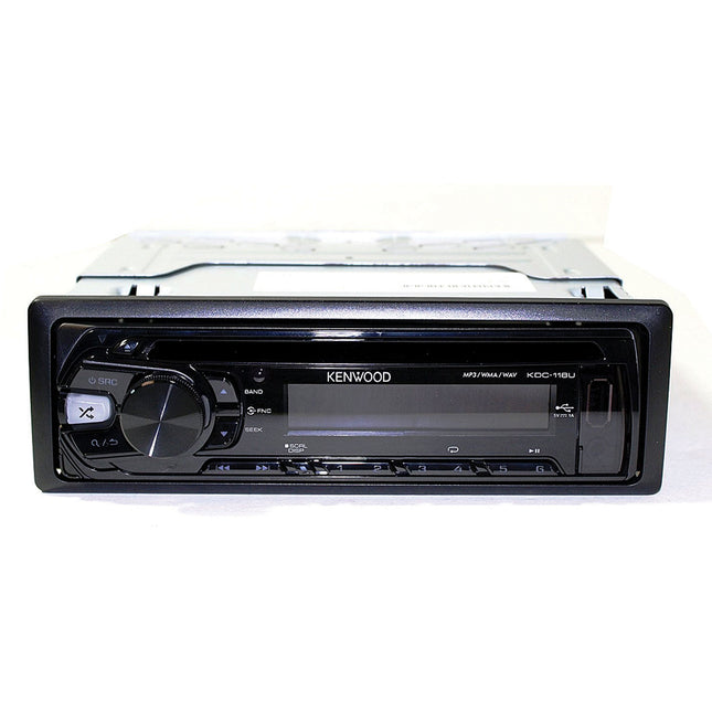 Single Din Car Stereo Receiver w/ USB and AUX Input