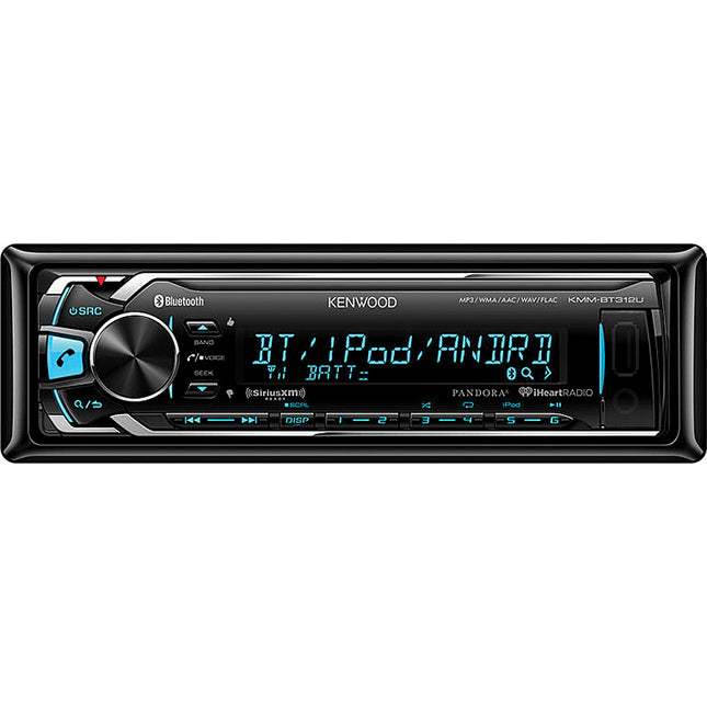 KMM-BT312U Single DIN In-Dash Bluetooth Car Stereo Receiver