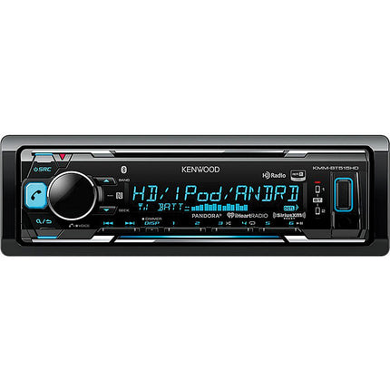 Single DIN In-Dash Bluetooth Car Stereo Receiver