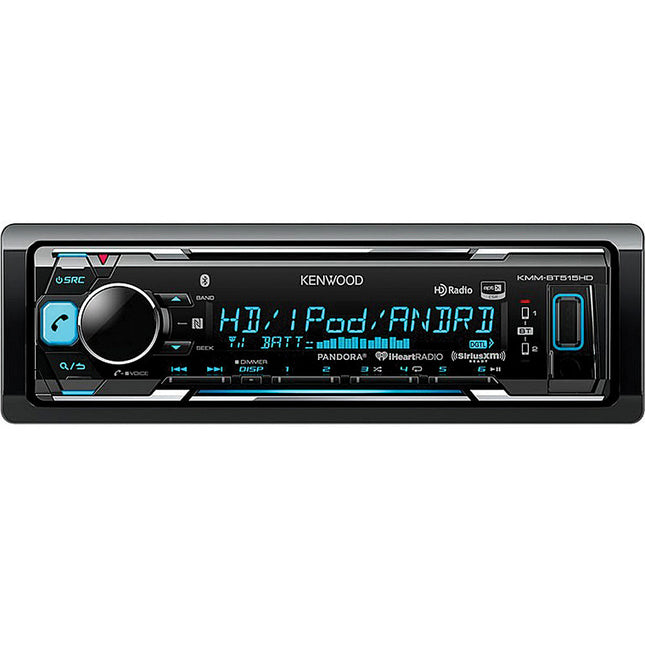 Single DIN In-Dash Bluetooth Car Stereo Receiver