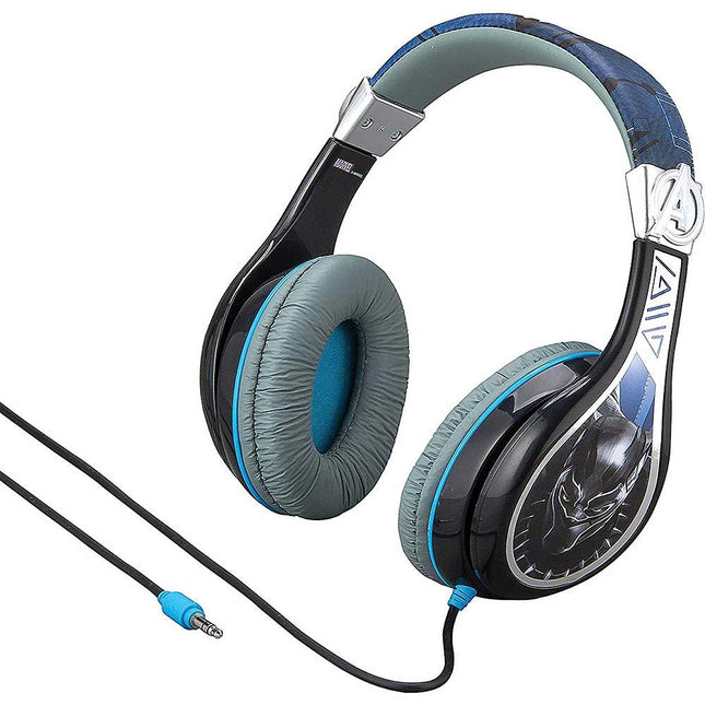 Black Panther Headphones with Built in Volume Limiting Feature