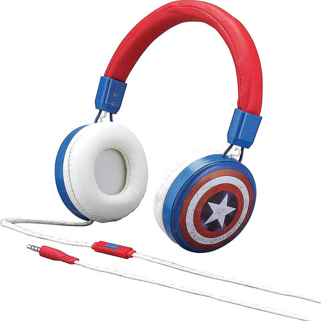Captain America Fashion Over-The-Ear Headphones