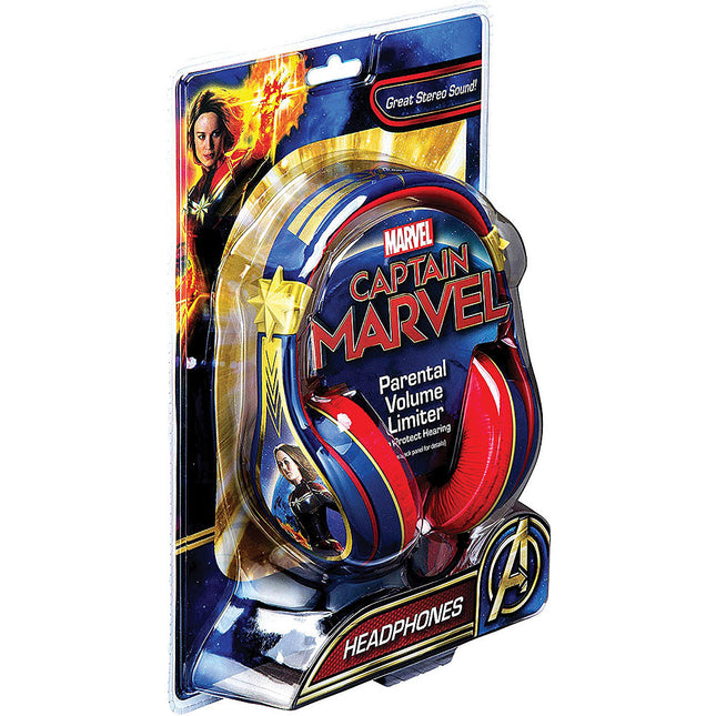 Captain Marvel Adjustable Stereo Headphones