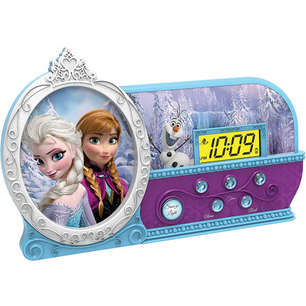 KIDdesigns Frozen Night Glow Alarm Clock
