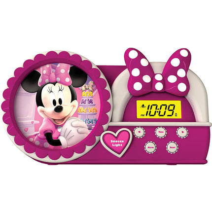 Minnie Bowtique Night Glow Alarm Clock