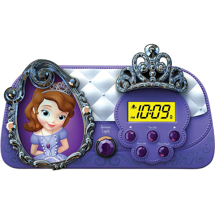 Sofia the First Night Glow Character Alarm Clock