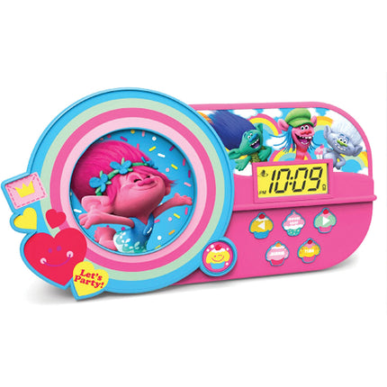 Trolls Alarm Clock with Music and Night Light
