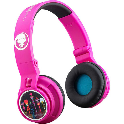Trolls World Tour Wireless Bluetooth Kids Headphones with Microphone