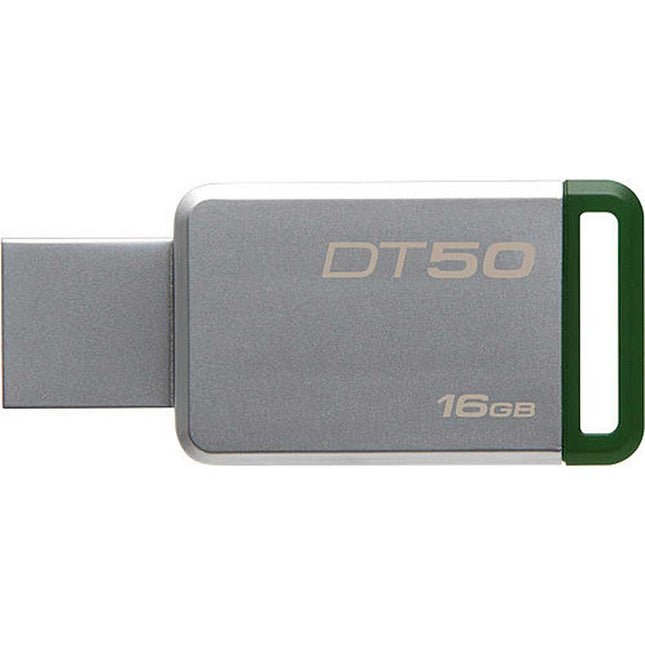 16GB Datatraveler DT50 USB 3.0 Flash Drive, Green