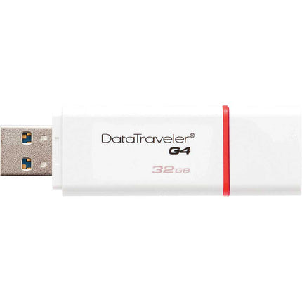 32GB USB 3.0 DataTraveler I G4 Flash Drive, Red