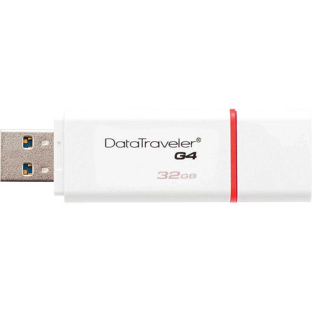 32GB USB 3.0 DataTraveler I G4 Flash Drive, Red