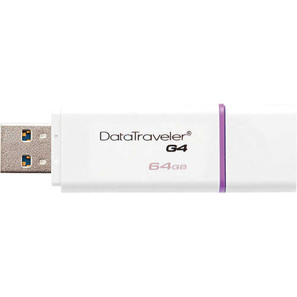 64GB USB 3.0 DataTraveler I G4 Flash Drive, Purple