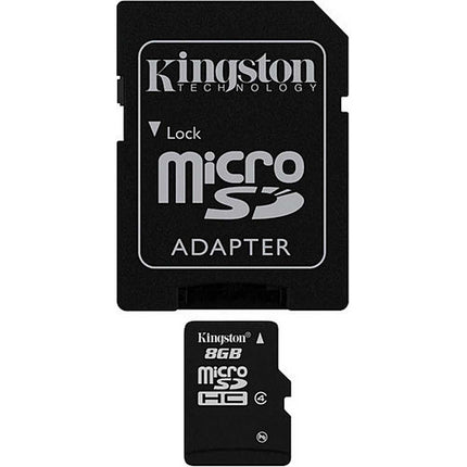 8GB microSDHC Memory Card Class 4 With SD Adapter