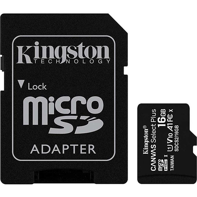 16GB Micro SDHC Canvas Select Plus Memory Card + Adapter